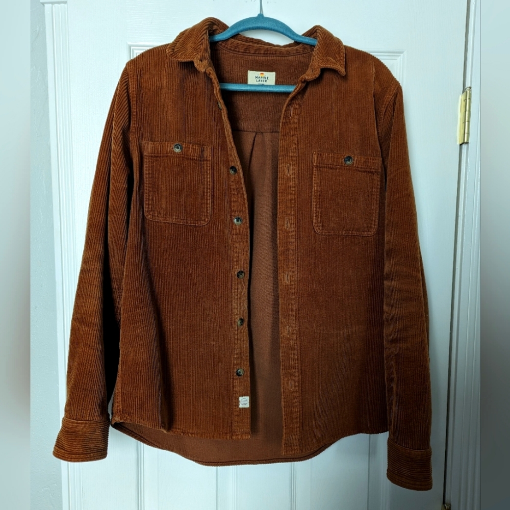 MARINE LAYER Max Broken In Corduroy Overshirt
